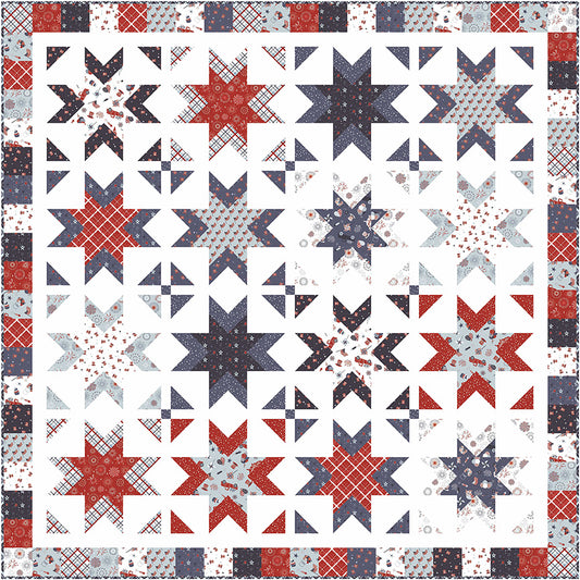 Sparklers Quilt Kit - Backing Set Included