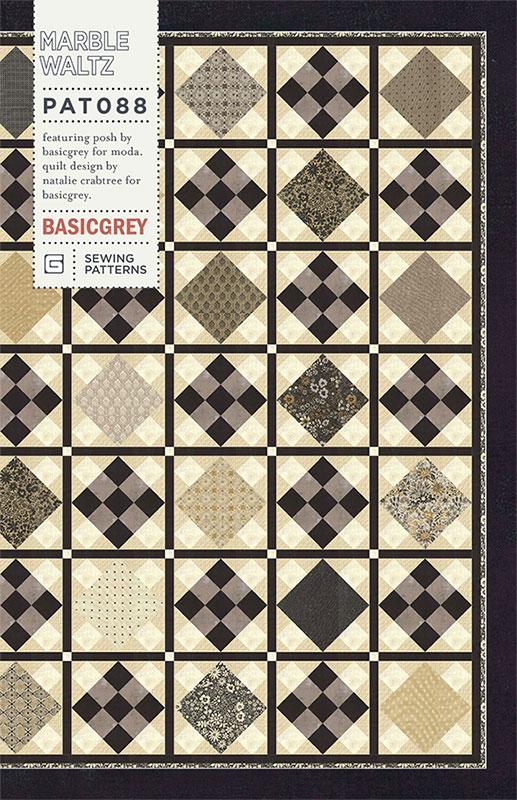 Marble Waltz Quilt Kit featuring Posh by Basic Grey
