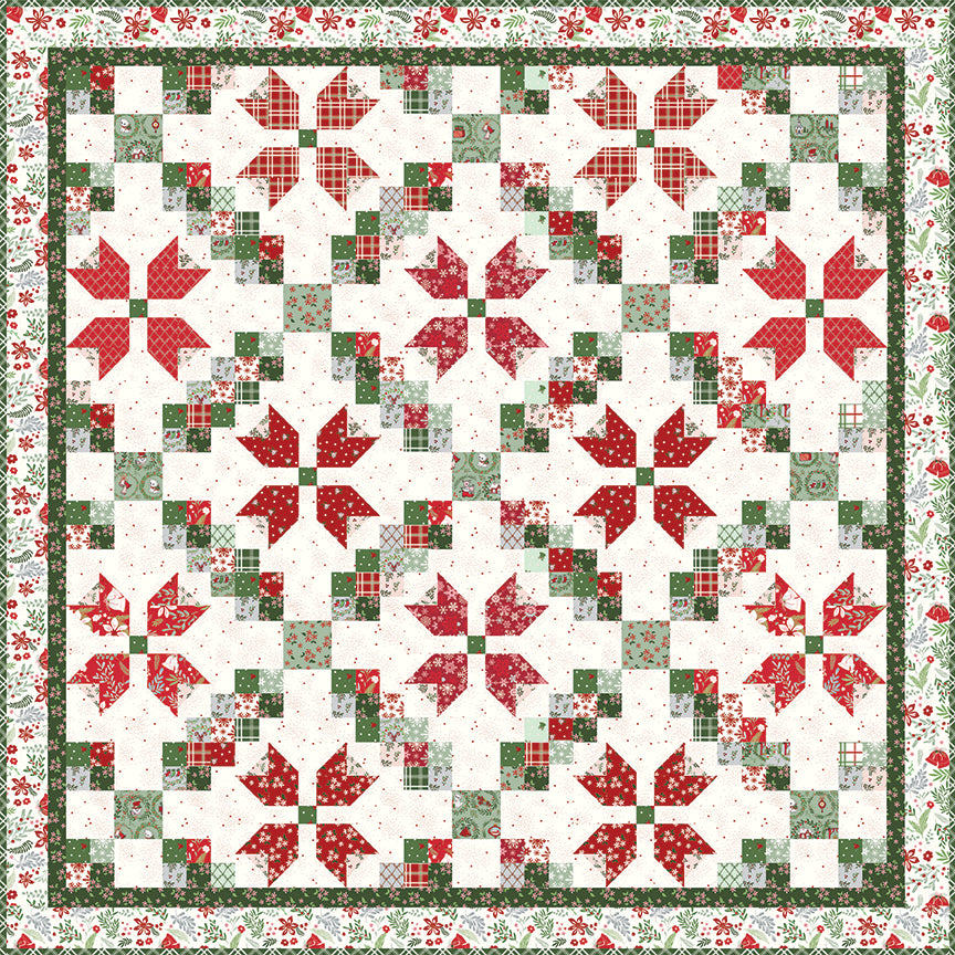 Patchwork Blooms Quilt Kit