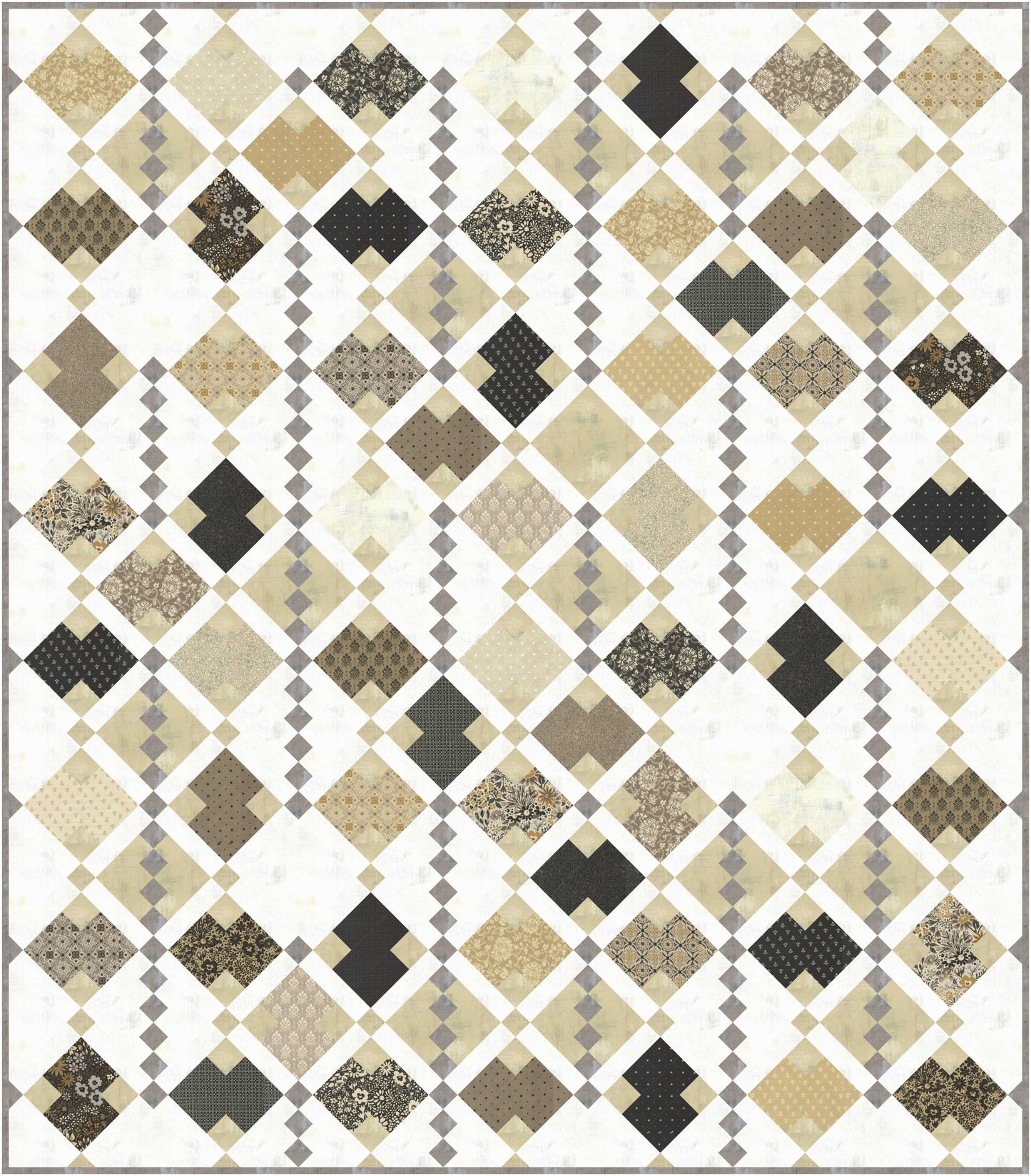 Bijou Breeze Quilt Kit featuring Posh by Basic Grey
