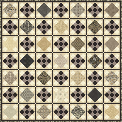 Marble Waltz Quilt Kit featuring Posh by Basic Grey