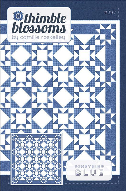 Something Blue Quilt Kit featuring Blueprint by Camille Roskelley for Moda