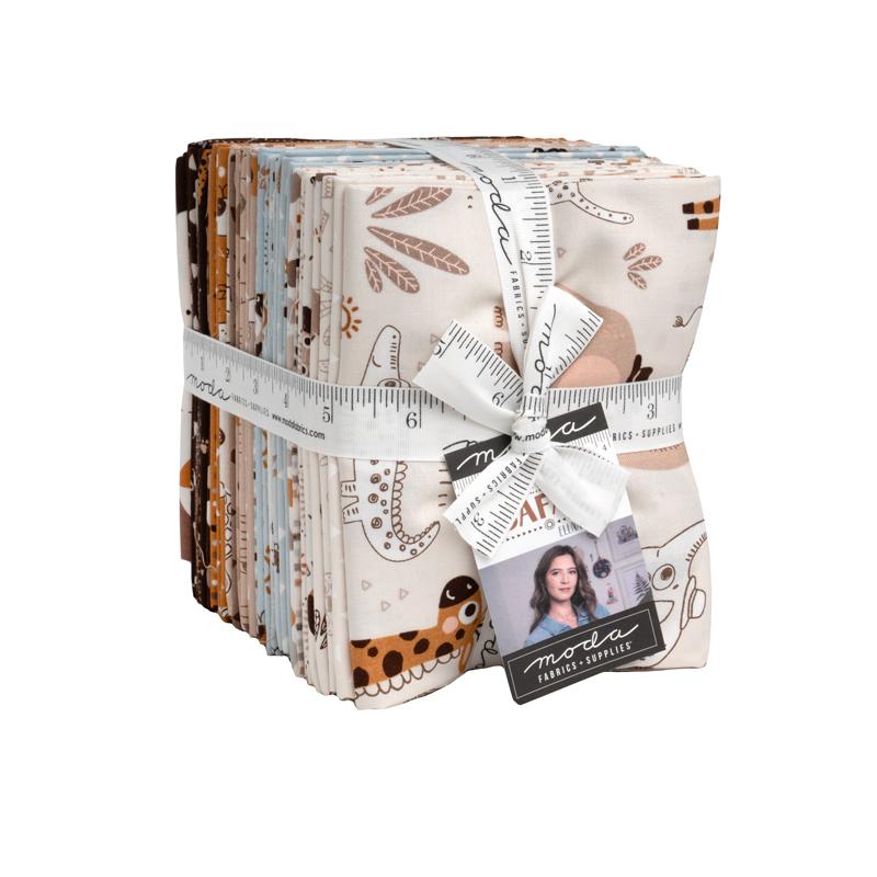 PRE-ORDER - Wildly Cute Safari Fat Quarter Bundle by 3 Sisters for Moda