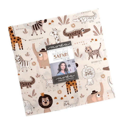 PRE-ORDER - Wildly Cute Safari Layer Cake by 3 Sisters for Moda