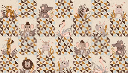 PRE-ORDER - Wildly Cute Safari Fat Quarter Bundle by 3 Sisters for Moda