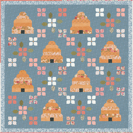 Bloom & Buzz Quilt Kit featuring Wild Honey by Lella Boutique