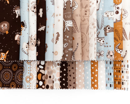 PRE-ORDER - Wildly Cute Safari Layer Cake by 3 Sisters for Moda